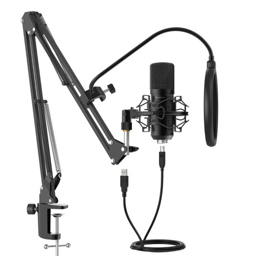 AM430-BPS - Amcrest AMCREST USB MICROPHONE FOR VOICE RECORDINGS, PODCASTS, GAMING, ONLINE CONFERENCE
