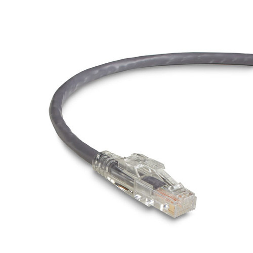 C6PC70-GY-15 - Black Box CAT6 550-MHZ LOCKING SNAGLESS STRANDED ETHERNET PATCH CABLE - UNSHIELDED (UTP),