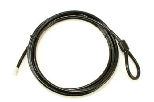 CB0830B - Noble Locks 10 FT BLACK CABLE W/ HOLE