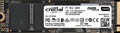 CT1000P1SSD8 - Crucial 1TB P1 3D NAND NVME PCIE M.2