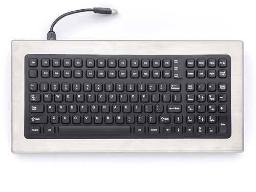 DT-1000-PS2 - IKEY RUGGED KEYBOARD, STAINLESS STEEL CASE