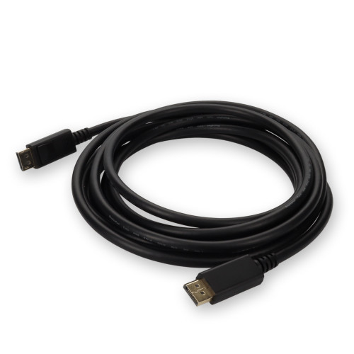 DP2DP14MM8K15 - AddOn Networks ADDON 15FT DISPLAYPORT 1.4 MALE TO DISPLAYPORT 1.4 MALE BLACK CABLE FOR RESOLUTI