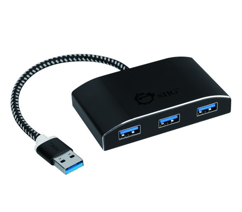 JU-H40F12-S1 - Siig QUICKLY ADDS FOUR USB 3.0 PORTS TO YOUR COMPUTER AND PROVIDES OPTIONAL POWER ADA