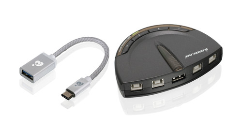 GUB431CA1KIT - iogear 4-PORT USB 2.0 PRINTER SWITCH