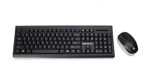 GKM552RB - iogear LONG RANGE 2.4 GHZ WIRELESS KEYBOARD AND MOUSE COMBO