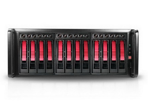 JAGE412HDRD - iStarUSA 4U 12-BAY 12GB/S STORAGE JBOD