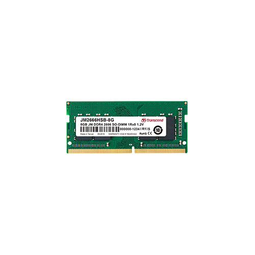 JM2666HSB-8G - Transcend 8GB JM DDR4 2666MHZ SODIMM