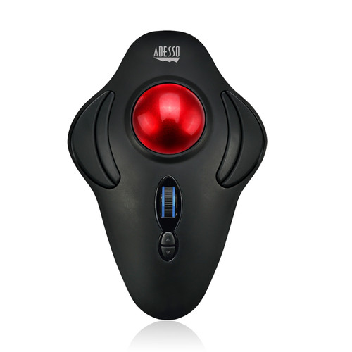 IMOUSE T40 - Adesso 2.4GHZ WIRELESS PROGRAMMABLE AMBIDEXTROUS ERGONOMIC TRACKBALL MOUSE, WITH