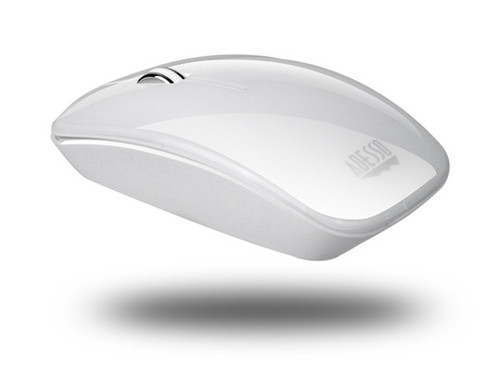 IMOUSEM300W - Adesso WHITE BLUETOOTH 3.0 LOW PROFILE SLEEK FEEL, COMFORTABLE DESIGN, OPTICAL S