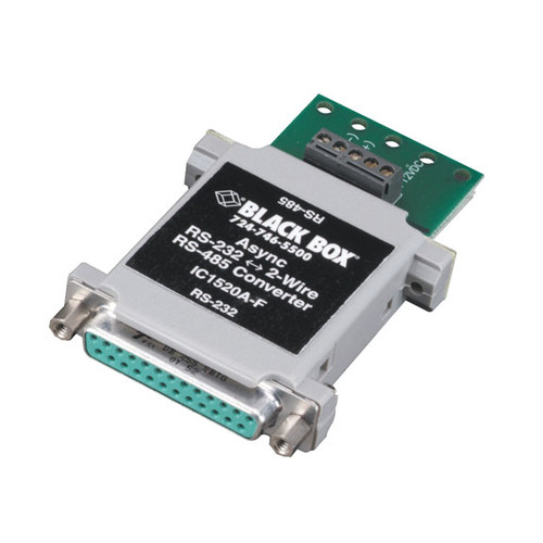 IC1520A-F - Black Box ASYNC RS232 TO RS485 INTERFACE CONVERTER - DB25 TO TERMINAL BLOCK, GSA, TAA