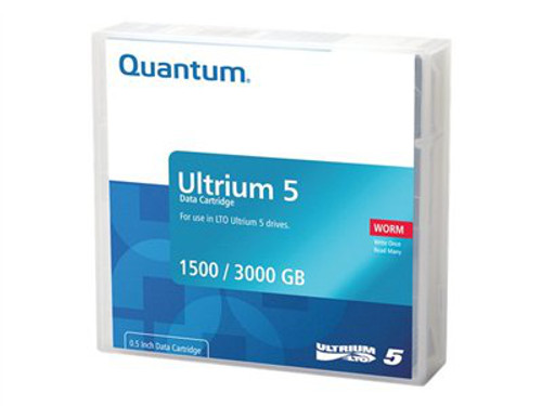 MR-L5WQN-BC - Quantum DATA CARTRIDGE, LTO ULTRIUM 5 (LTO-5) WORM, PRE-LABELED. MUST ORDER IN M