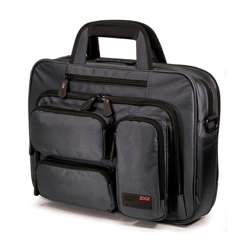MEGBCC - Mobile Edge GRAPHITE CORPORATE 15.6IN LAPTOP/TABLET BRIEFCASE, THREE QUICK ACCESS EXTERIOR A