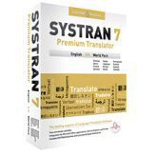 P7-1-EN-W-DVD - SYSTRAN 7 PREMIUM TRANSLATOR (ENGLISH WORLD PACK) NEED LICENSE AND DVD (PHYSIC