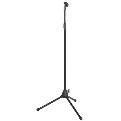 S1073 - AmpliVox FLOOR MICROPHONE STAND ADJUSTABLE FROM 32 INCHES TO 64 INCHES. 33 INCHES FOLDED.