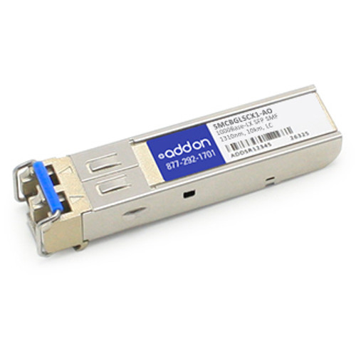 SMCBGLSCX1-AO - AddOn Networks ADDON SMC NETWORKS SMCBGLSCX1 COMPATIBLE TAA COMPLIANT 1000BASE-LX GBIC TRANSCEI