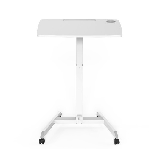 STS330W - KANTEK MOBILE HEIGHT ADJUSTABLE SIT TO STAND, WHITE