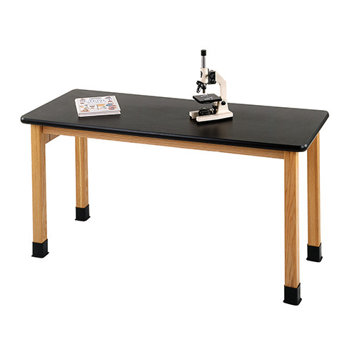 WST6030-P-900B - Paragon WOOD SCIENCE TABLE HPL 603030 BLK BLK