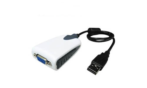 USB2VGA - AddOn Networks ADDON 20.00CM (8.00IN) USB 2.0 (A) MALE TO VGA FEMALE BLACK USB VIDEO ADAPTER