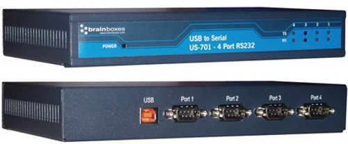 US-701 - Brainboxes USB 4PORT RS232 1MBAUD