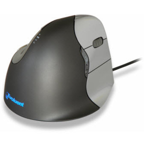 VM4R - Evoluent EVOLUENT VERTICALMOUSE 4 RIGHT MOUSE - OPTICAL - CABLE - USB 2.0 - SCROLL WHEEL