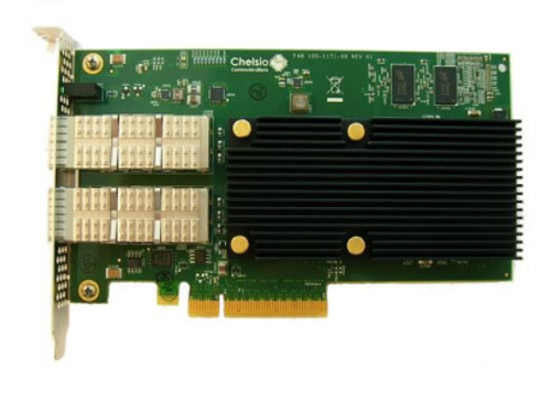 T580-CR - CHELSIO 2-PORT 10/40GBE HALF SIZE UWIRE, ENHANCED TOE & ISCSI, PCI-E X8 GEN 3, 32K CONN