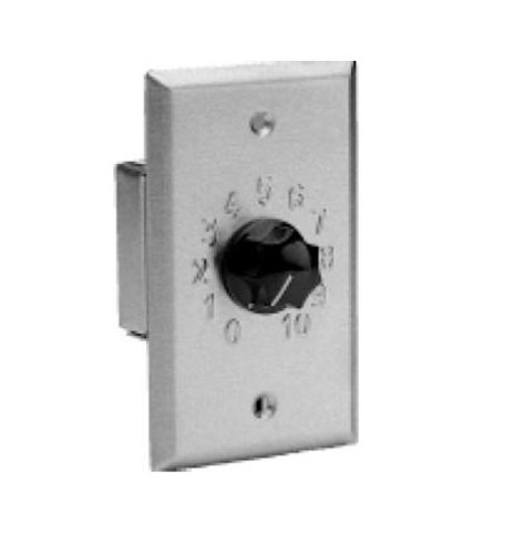 S-560 - Valcom CONTROLS 20 WATT SPEAKER LOAD WITH 10 POSITION TAP SWITCH AND OPERATES ON 25 /70