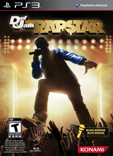 25121 - Konami PS3 DEF JAM RAPSTAR,BUNDLE,CAN SKU