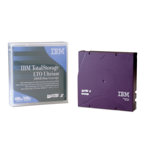 08L9870 - TAPE CARTRIDGE, ULTRIUM, IBM, 1PK, 200.0GB (JAPAN), GEN2, PLASTIC CASE