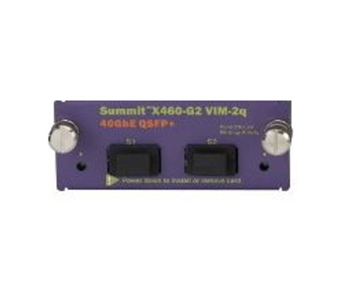 16710T - Extreme networks TAA-COMPLIANT OPTIONAL VIRTUAL INTERFACE MODULE FOR THE REAR OF THE X460-G2 PROV