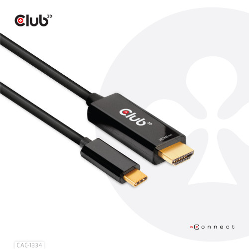 CAC-1334 - CLUB3D HDMI TO USB-C 4K60HZ ACTIVE CABLE 6 FT