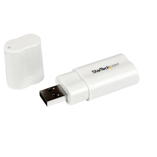 ICUSBAUDIO - StarTech.com TURN A USB PORT INTO A STEREO SOUND CARD - USB SOUND CARD - USB EXTERNAL SOUND C