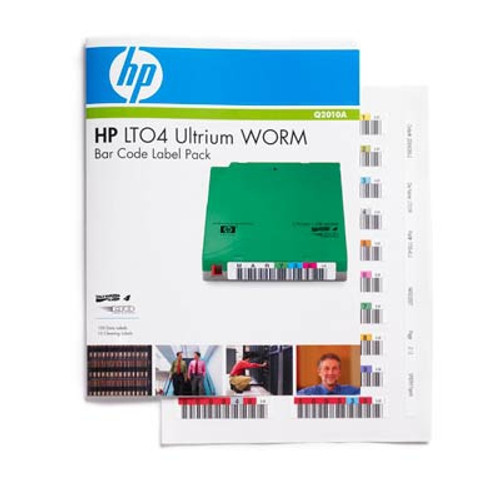 HP Q2010A LT07 ULTRIUM WORM BAR CODE LABEL PACK