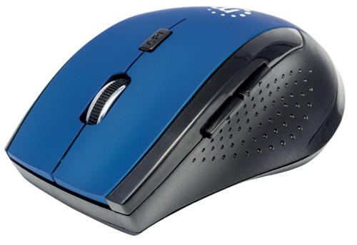 179294 - Manhattan MANHATTAN CURVE WIRELESS OPTICAL USB MOUSE, FEATURES 5 BUTTONS WITH SCROLL WHEEL