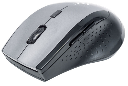 179379 - Manhattan MANHATTAN CURVE WIRELESS OPTICAL USB MOUSE, FEATURES 5 BUTTONS WITH SCROLL WHEEL