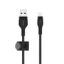 CAA010BT1MBK - Belkin USB-A TO LTG, BRAID SIL, 1M, BLK