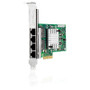 593722-B21-AO - AddOn Networks ADDON HP 593722-B21 COMPARABLE 10/100/1000MBS QUAD OPEN RJ-45 PORT 100M PCIE X4