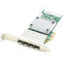 ADD-PCIE-4SFP+ - AddOn Networks ADDON INDUSTRY STANDARD COMPARABLE 10GBS QUAD OPEN SFP+ PORT PCIE X8 NETWORK IN