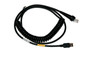 CBL-503-300-C00 - Honeywell HONEYWELL, 1900/1200G/1300G, CABLE, USB, BLACK, 12V LOCKING, 3M (9.8), COILED, 5