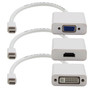 MDP2VGA-HDMI-DVI-W - AddOn Networks ADDON MINI-DISPLAYPORT MALE TO HDMI/VGA/DVI MALE WHITE ADAPTER