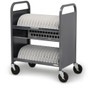 TVCT30CAD-PM - Bretford CUBE TRANSPORT CART 30X W/ CADDIES, PM