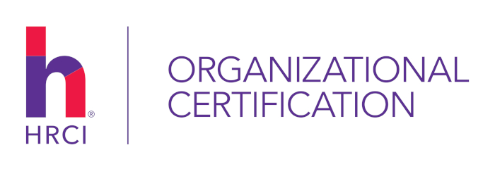 Organizational certification logo