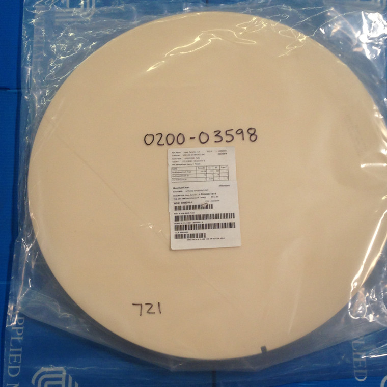 0200-03598 BLANK LID, PHOTOMASK TETRA II
