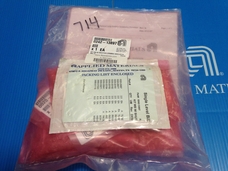0242-13897 Kit, WB  W/Shutter Ceramic Insulator
