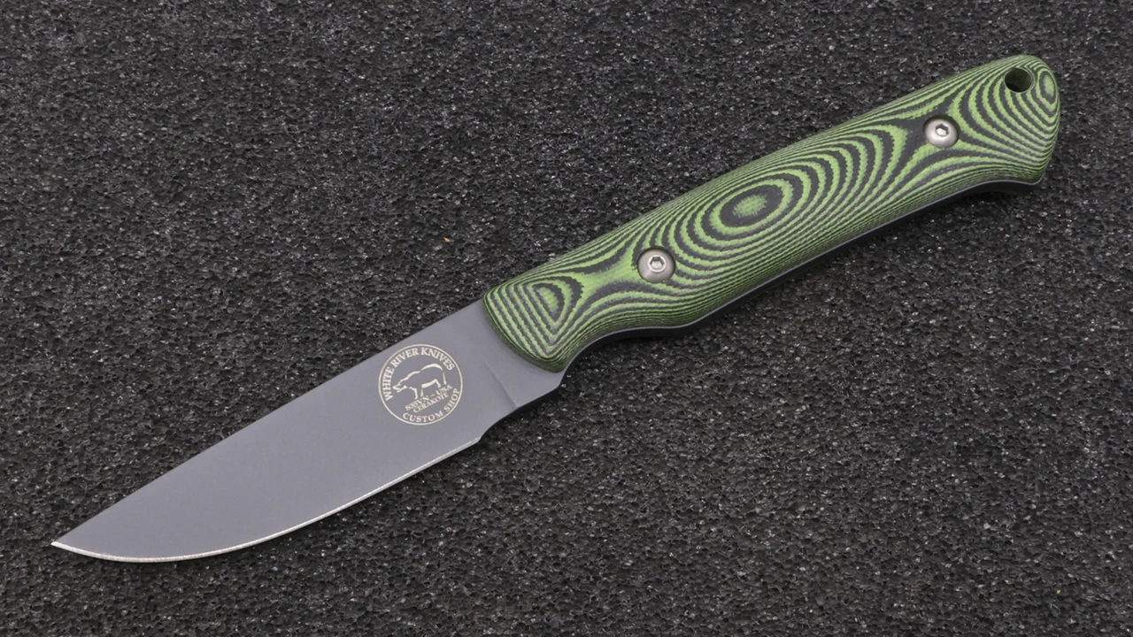 Custom Small Game - Sniper Grey - Black / Green G10
