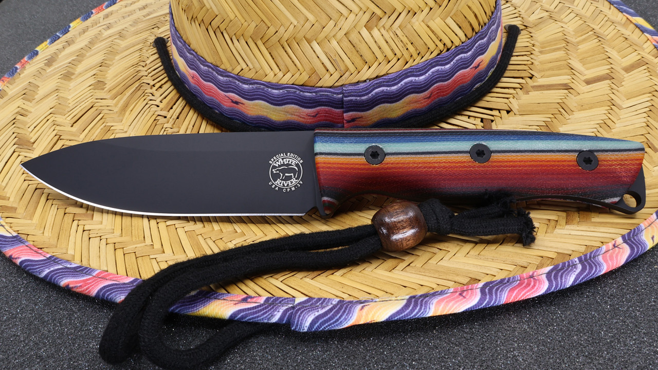 Custom Ursus 45 - Mexican Blanket Micarta - 3V Steel - Black Cerakote