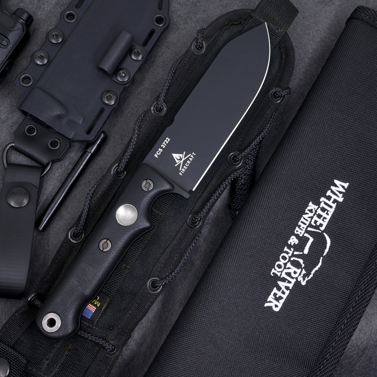 Custom FC5 - Black Cerakote - Blackout Micarta Handle