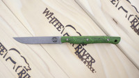 Custom Exodus 3 - Green / Black G10 Swirl - Topo Sheath