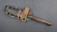 Custom Exodus 4 - Carbon Fiber Copper Hybrid - OD Blade - Hex Cam Sheath