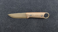 Custom FC-PKO - FDE PVD Coated - Natural Micarta