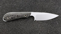 Custom M1 Caper - OD G10 / Carbon Fiber Burl - Silver Cerakote